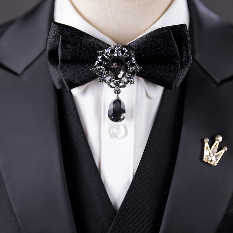 Children's Suit Set for Boys, Black Little Gentleman Host Outfit, Runway Suit, Flower Boy Formal Wear, Piano Performance Attire