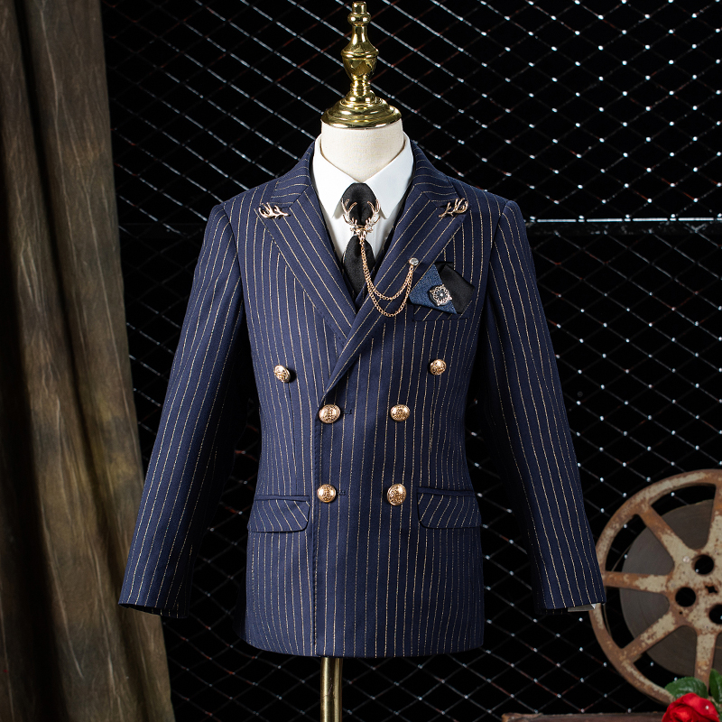 Children's suit suit Inn boy gown The piano plays out the flower Boy Ssuit models go show kids show up.