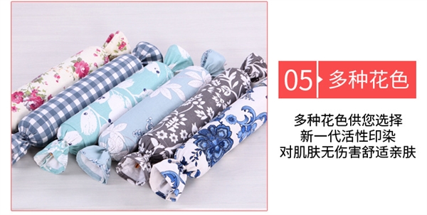 Cũ thô vải gối cổ tử cung kẹo gối gối cột sống gối sức khỏe gối cổ gối cộng với lót - Gối trường hợp gối chặn vỏ đỗ