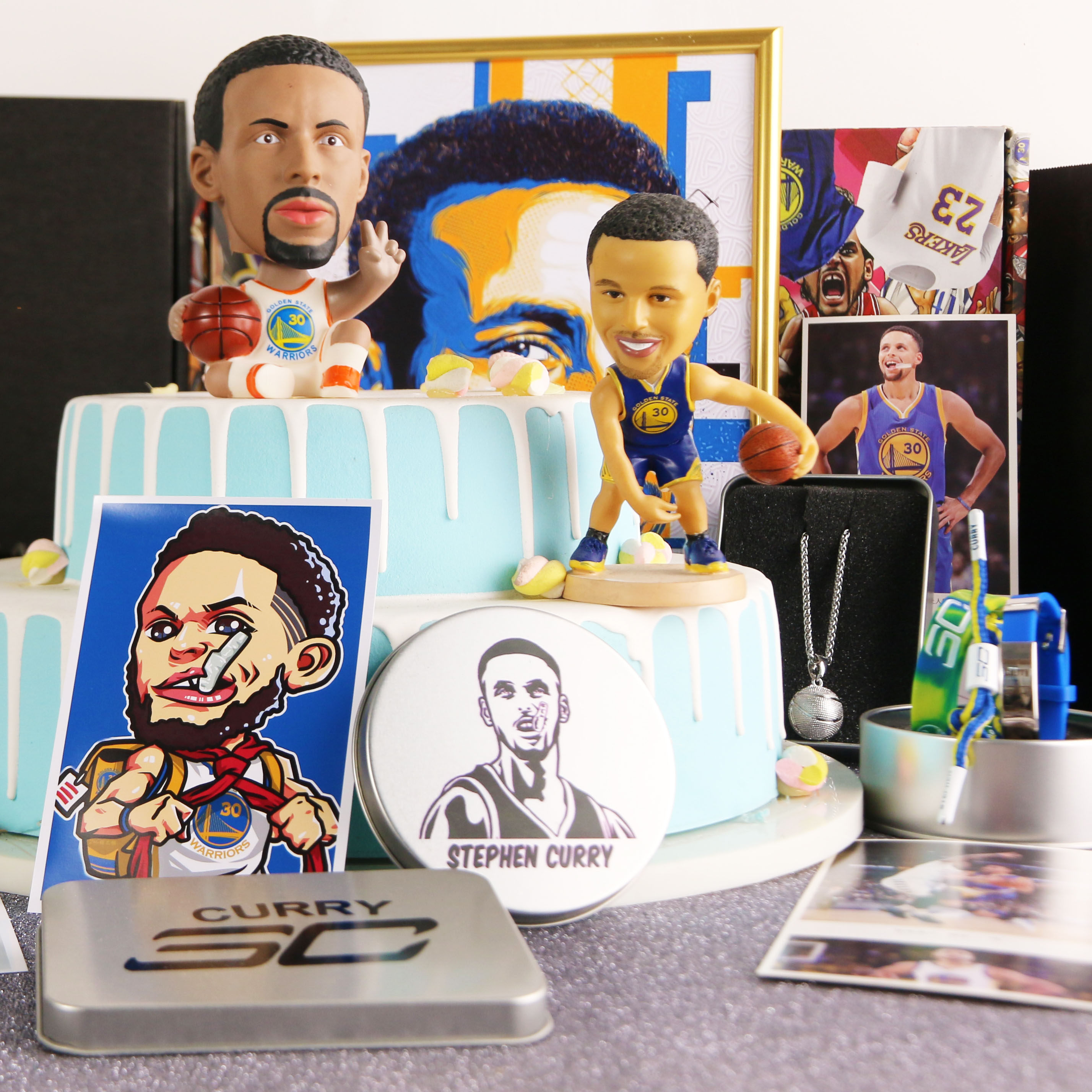 Curry Durant basketball stars Bobby Head Doll Bracelet full Star Gift to send guys a heart gift