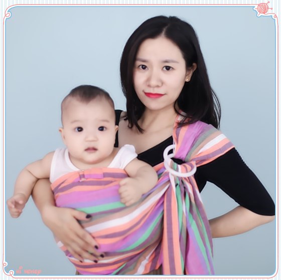 Panniu's handmade Sears baby sling for sleeping and feeding multifunctional newborn front horizontal sling bag for all seasons