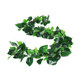 Green leaf decorative rattan, simulated grape leaves, artificial flowers, plastic flowers, vines and green plants, air-conditioning pipes to block balcony leaves