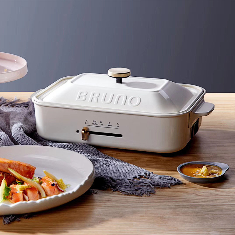 Japanese Bruno pot multi-functional cooking pot household barbecue stove hot pot pot net red one breakfast pot joint model