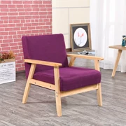 Ghế lưng trà shop bàn ăn nhanh và ghế sofa phong cách châu Âu Ghế đơn đơn giản nhỏ sáng tạo vuông lưới đồ nội thất màu đỏ đẹp - FnB Furniture