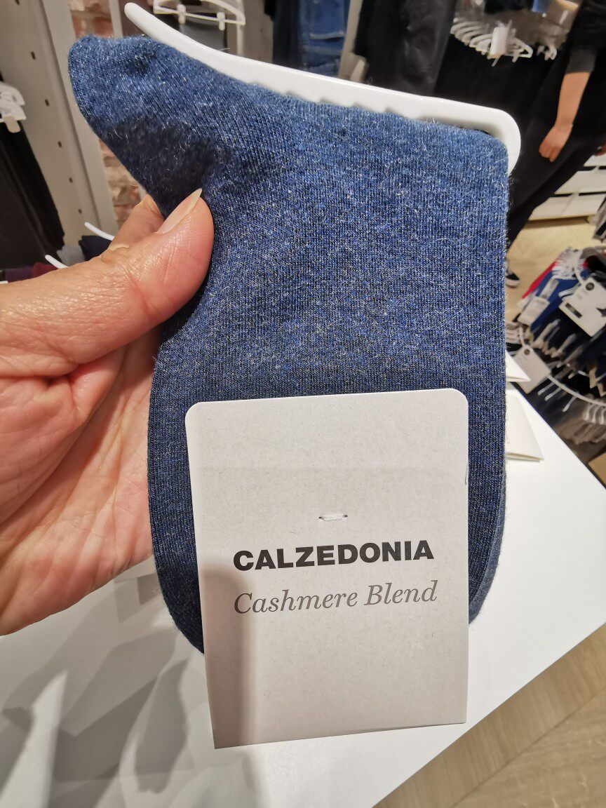 колготки / чулки дна calzedonia意大利女士秋季冬纯色休闲简约含7%羊绒细节棉质短袜