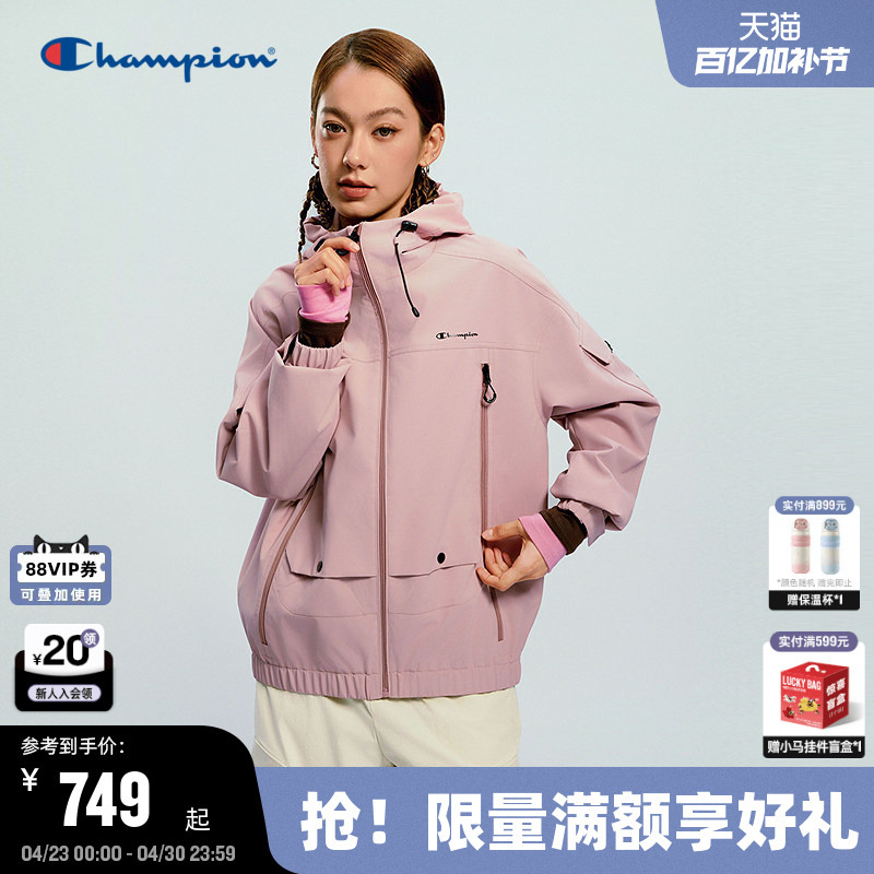 Champion Jacket Men's 26 Spring New Outdoor Workwear Style Zipper Cardigan Women's Windproof Trendy Brand