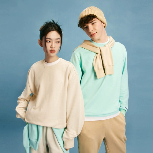 Осенняя красная цветная футболка для влюбленных, с вышивкой