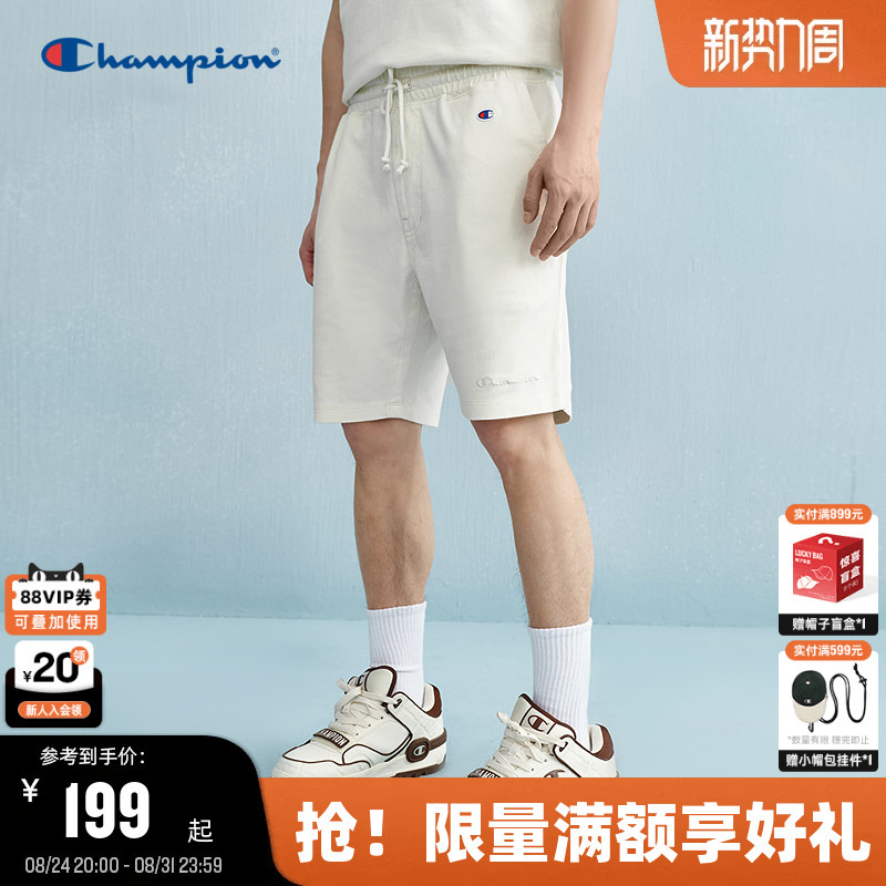 Champion Men's Shorts 2025 Summer New Style Five-Point Casual Sweatpants Washed Vintage Style Women's Trendy Brand Champion Men's Shorts 2025 Summer New Style Five-Point Casual Sweatpants Washed Vintage Style Women's Trendy Brand
