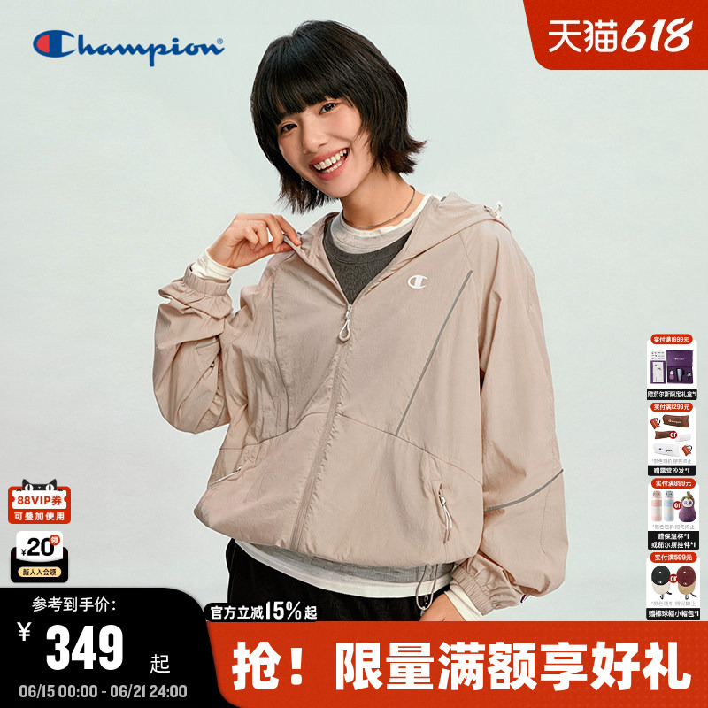 Champion Women's Short Jacket 2026 Spring New Low-Saturation Casual Sports Style Short Trendy Brand
