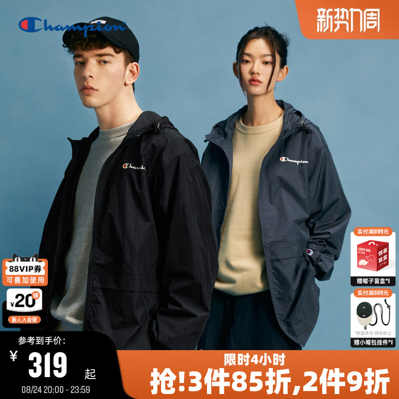 Champion Couple's Jacket for Women, Spring and Autumn Outdoor Style Cardigan Jacket for Men, American Retro Casual Trendy Brand
