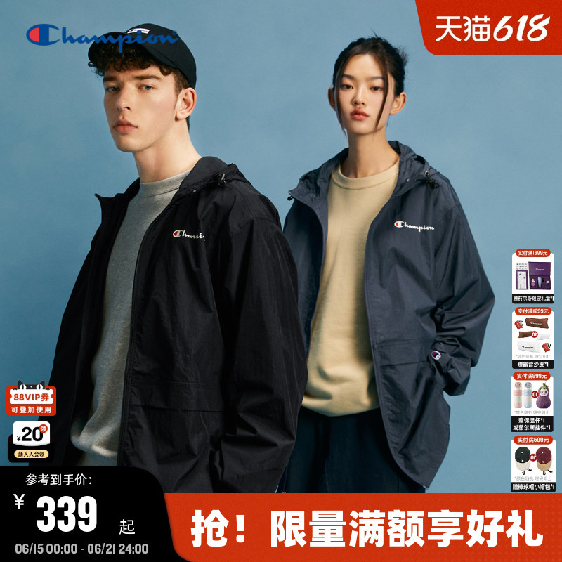 Champion Couple's Jacket for Women, Spring and Autumn Outdoor Style Cardigan Jacket for Men, American Retro Casual Trendy Brand
