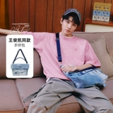 Тот же стиль Ван Джункай, что и чемпионский чемпионский варенья сумка для плеча 25 весна новая складная сумка большая мощность мешок для кроссба