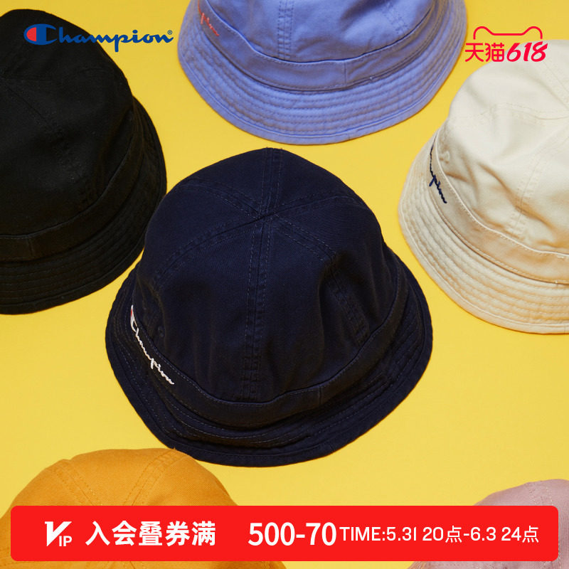Champion Champion Fisherman Hat Official Spring New Collision Color Embroidered Logo lovers Men and women Pelvic Hat Tide