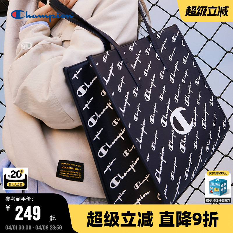 Champion Tote Bag Spring Women's Large Capacity Shoulder Bag Full Print Monogram Handbag Men's Fashion Backpack