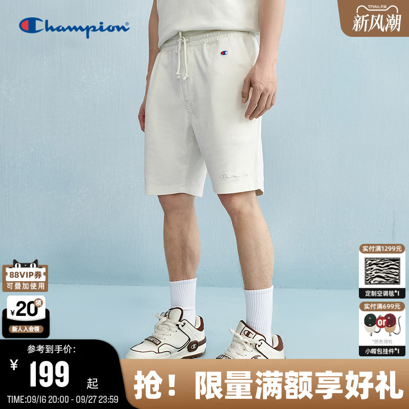 Champion Men's Shorts 2025 Summer New Style Five-Point Casual Sweatpants Washed Vintage Style Women's Trendy Brand Champion Men's Shorts 2025 Summer New Style Five-Point Casual Sweatpants Washed Vintage Style Women's Trendy Brand