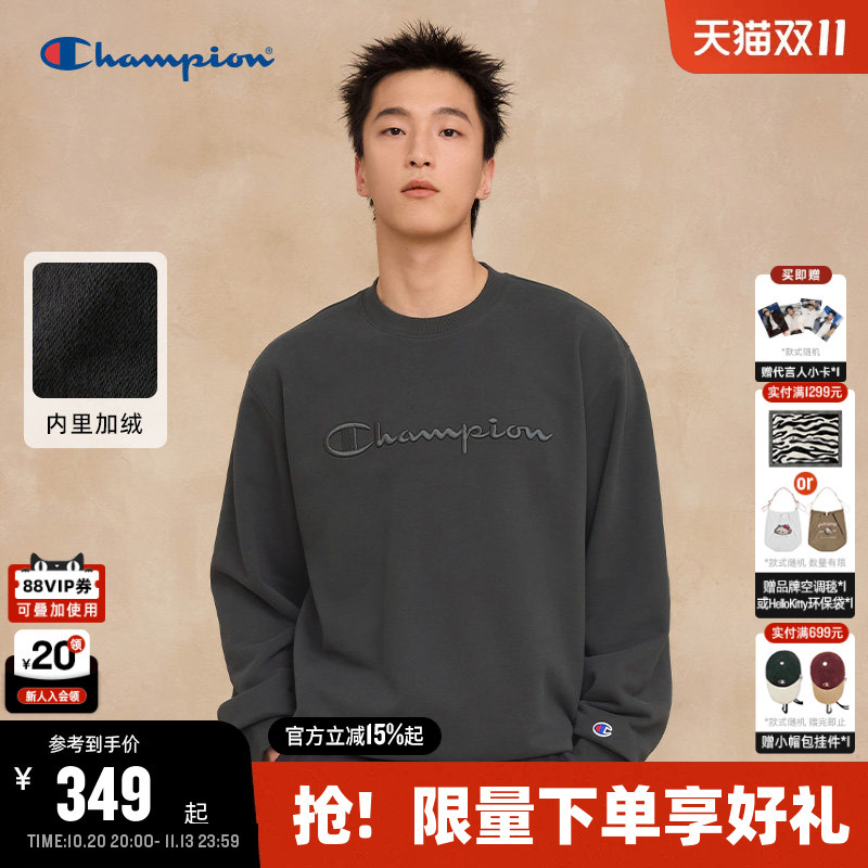 Champion Fleece Sweatshirt for Men, 26 Autumn New Style, American Retro Top for Women, Pure Cotton, Couple Casual Trendy Champion Fleece Sweatshirt for Men, 26 Autumn New Style, American Retro Top for Women, Pure Cotton, Couple Casual Trendy