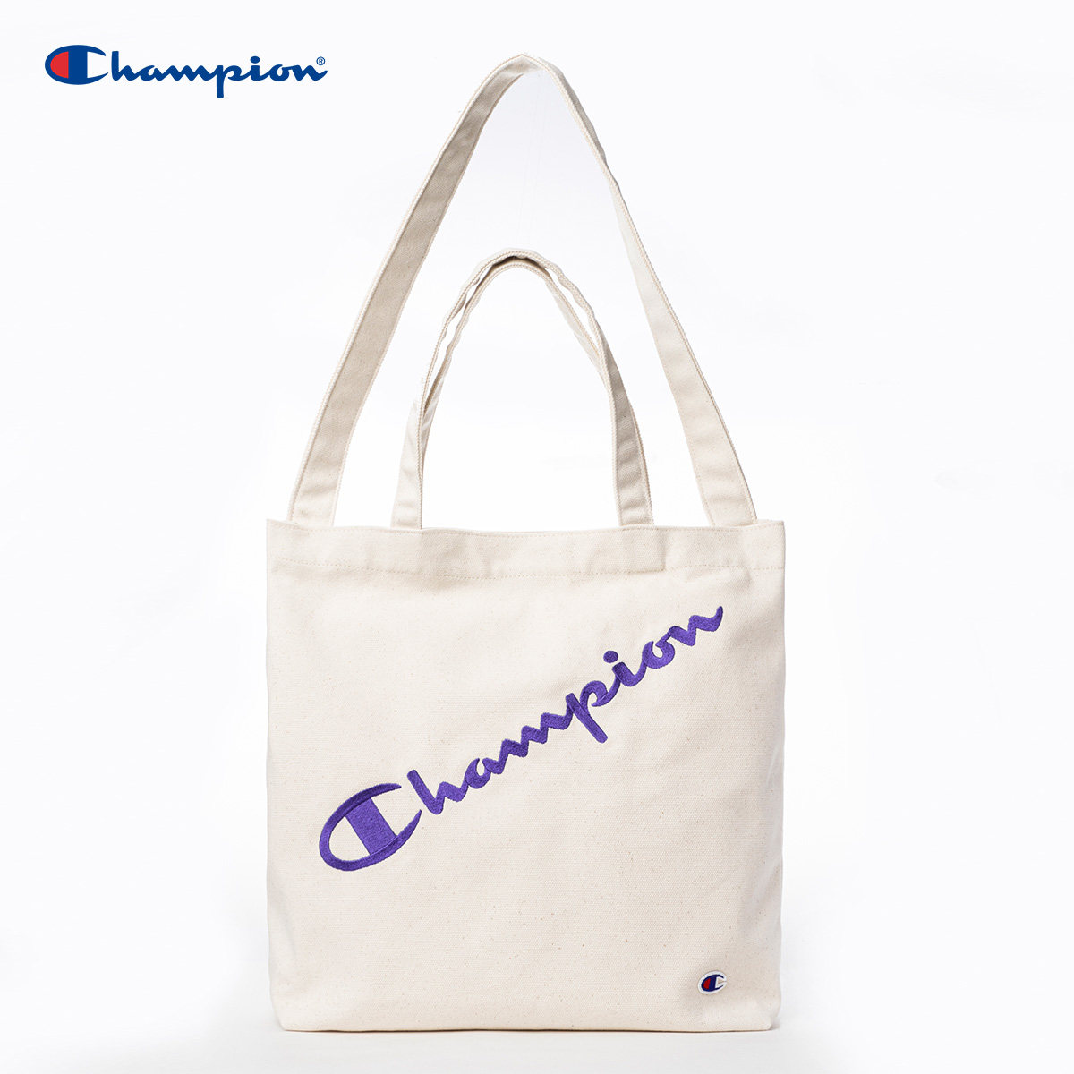 Champion Champion canvas bag autumn big casual couples sweet cool out street white cross-body bag official website