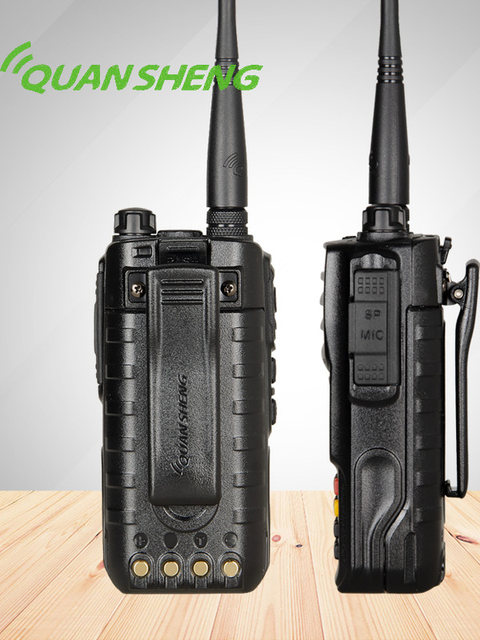 Quansheng Tg-Uv2Plus Walkie-Talkie High-Power Dual-Band Black Diamond Vehicle-Mounted Civilian Outdoor Analog Handheld Radio