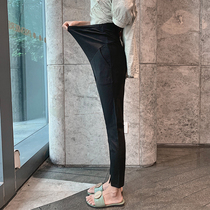Pregnant women pants spring and summer thin wear fashion pants loose pregnant pants spring and autumn casual fork and summer clothing