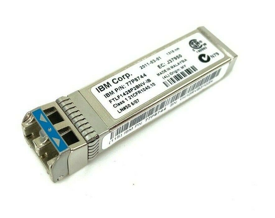 IBM Corp 77P8744 FTLF1428P2BNV-IB 8Gb 1310nm 10KM SFP Optical Module