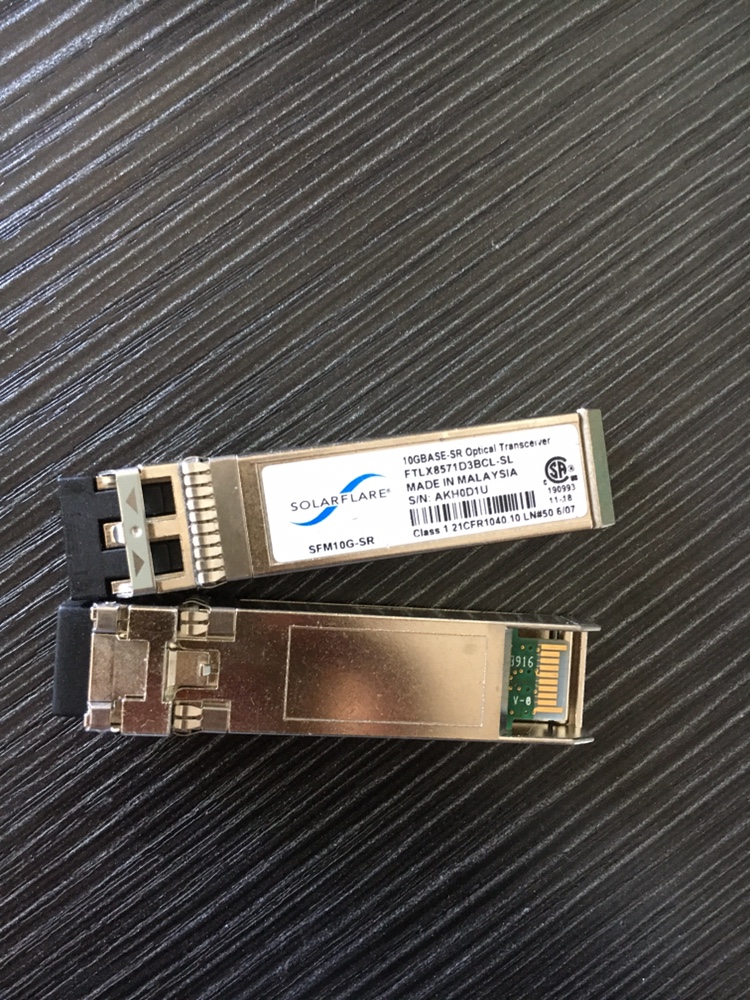 Solarflare SFM10G-SR 10G 300M SFN8522 X2522 Financial Network Card Light Module