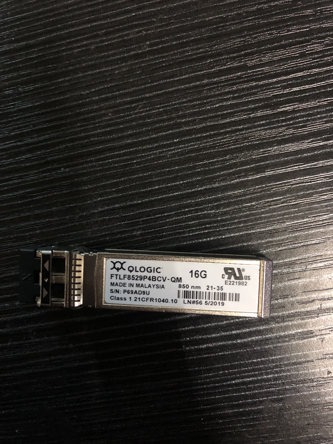 FTLF8529P5BCV-QM MARVELL 16G SW Multimode Module FC Storage Module Module