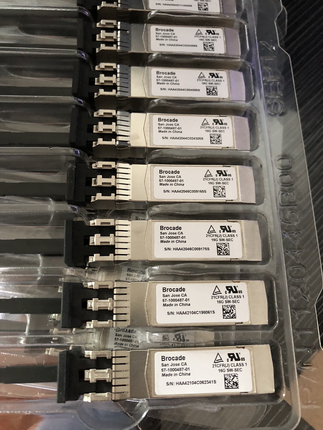 Brocade 57-1000487-0116G SW-SEC light module XBR-000492 Brocade 16G