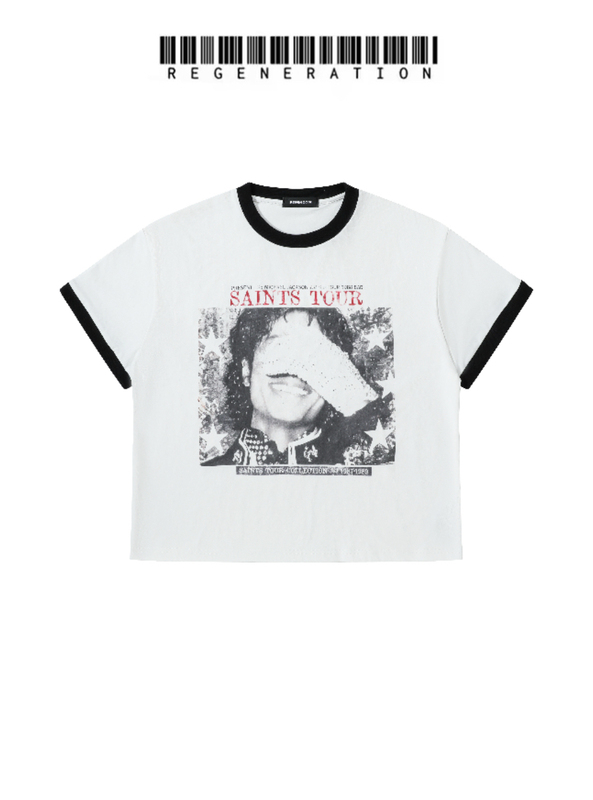 Regen Zone 26Ss Mj Tour Tribute Color-Blocked Tee