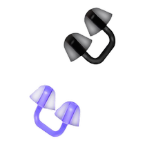 Swimming nose plug nose clip soft silicone special anti-choking water ingress anti-slip underwater performance synchronized swimming invisible nose plug