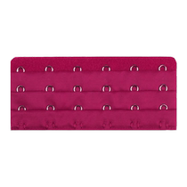 Six-breasted bra with extra-breasted extension buckles adjustable 3-row 6-button bra three-row six-button extension 6-row button back buckle