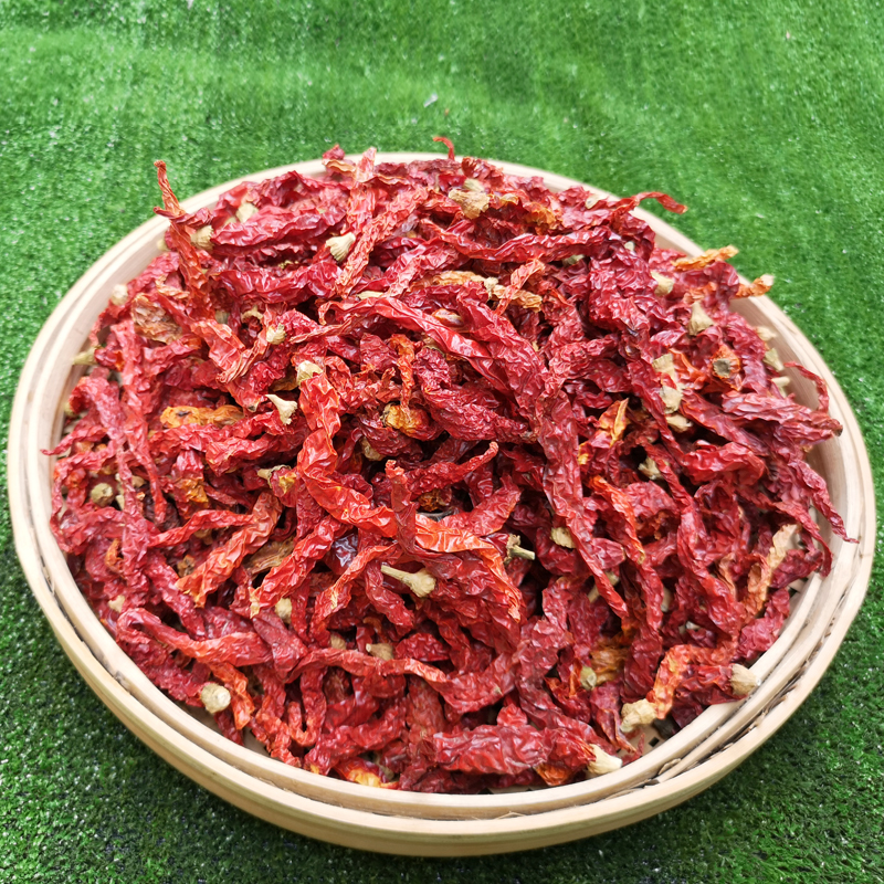 Slightly spicy teas with red pepper strips red pepper Hunan special produce dry chilli 500 can be made with chili oil splash spicy sub seasoning