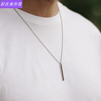 European Men Hip Hop NECKLACE PENDANT SIMPLE Accessories