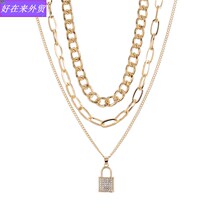 Necklace Pendant necklace Hip hop Clavicle chain woman Accessories