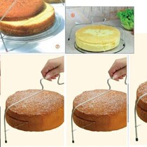 adjustable stainless steel wire cake slicer level leveler sl