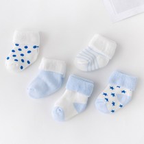 BYL Baby Socks Kids Newborn Cotton 5packs ISDD Baby Socks