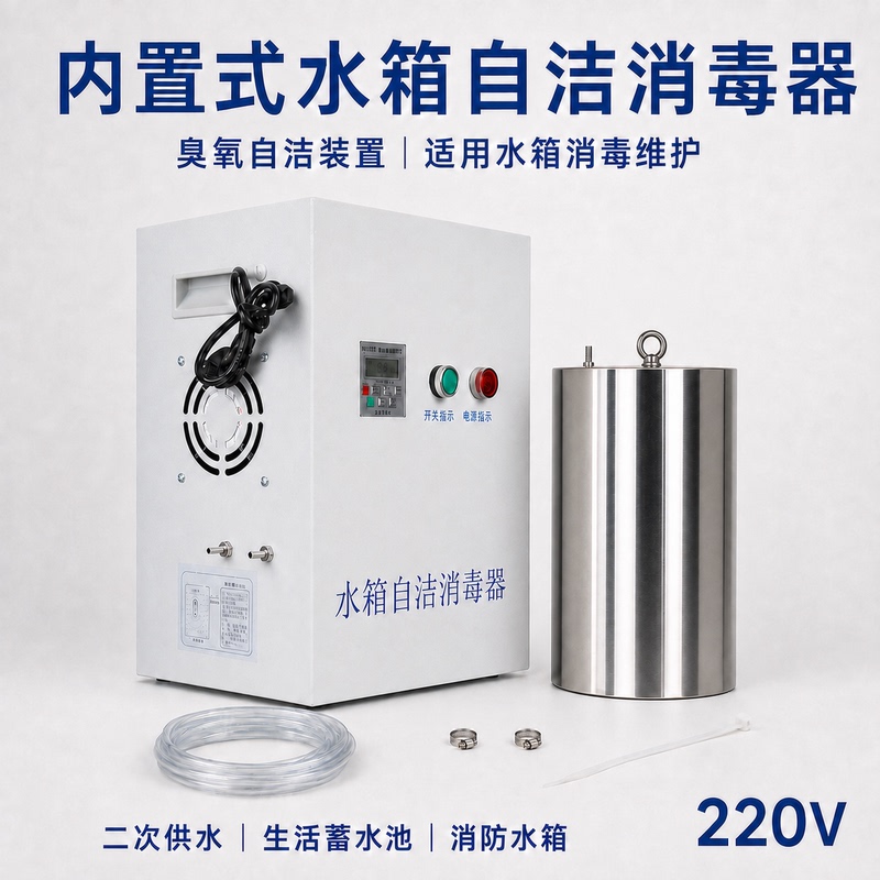 Built-In Water Tank Sterilizer, Self-Cleaning Ozone Machine, Water Tank Disinfection Equipment, Secondary Water Supply, Domestic Fire Protection Water Reservoir Built-In Water Tank Sterilizer, Self-Cleaning Ozone Machine, Water Tank Disinfection Equipment, Secondary Water Supply, Domestic Fire Protection Water Reservoir