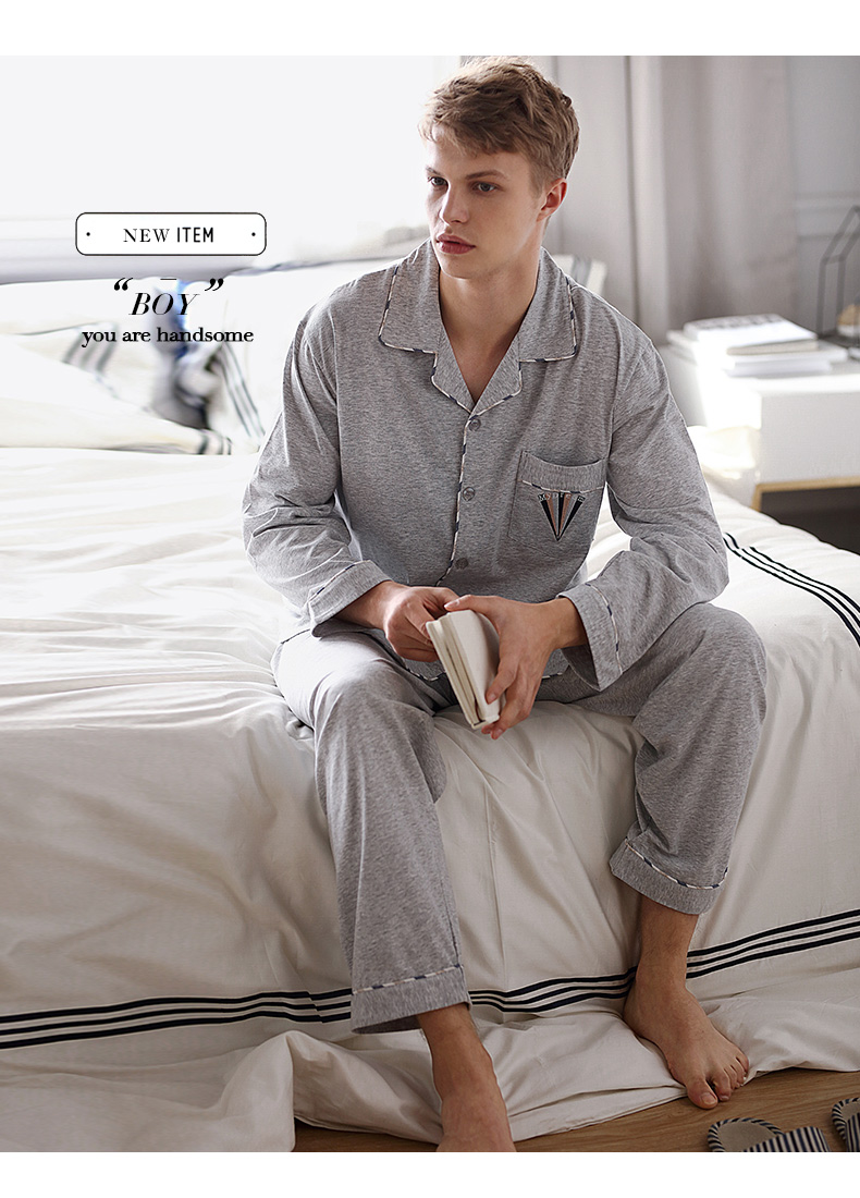 Pyjama pour homme SWEET REVE  BEAUX REVES en Coton à manches longues - Ref 3002698 Image 16