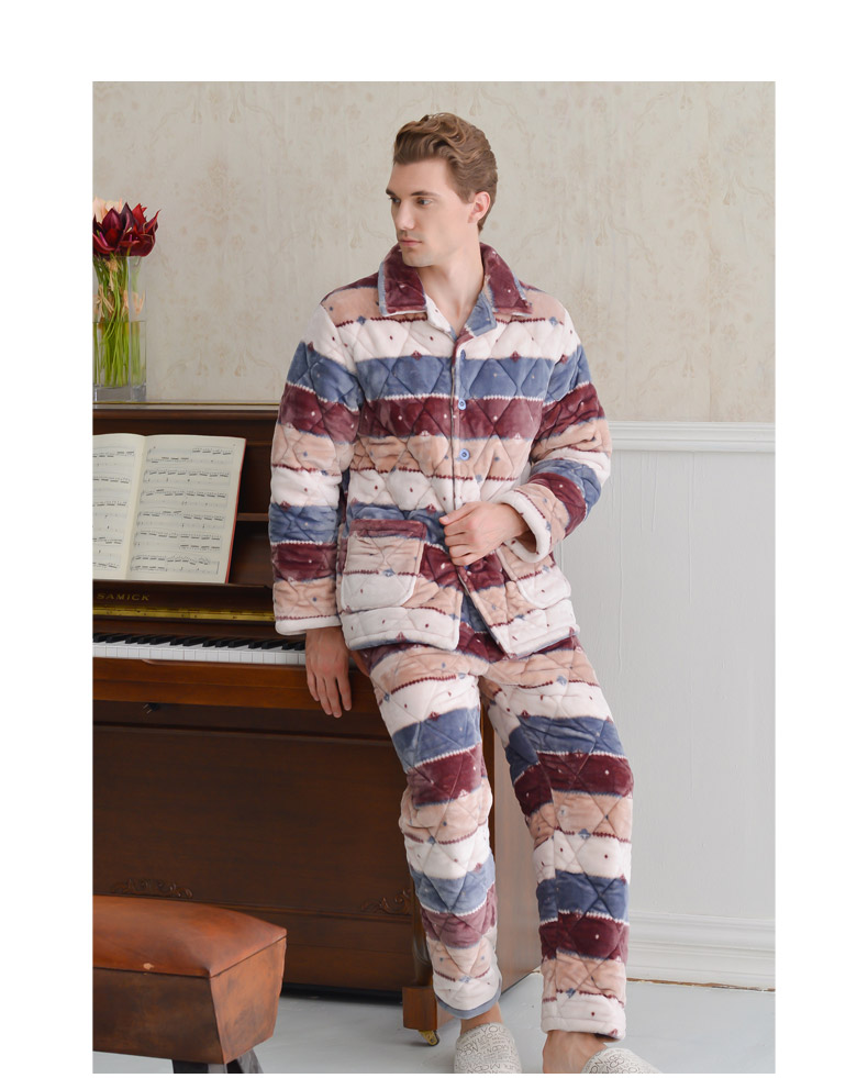 Pyjama pour homme SWEET REVE  BEAUX REVES en Polyester Polyester  à manches longues - Ref 3002691 Image 16