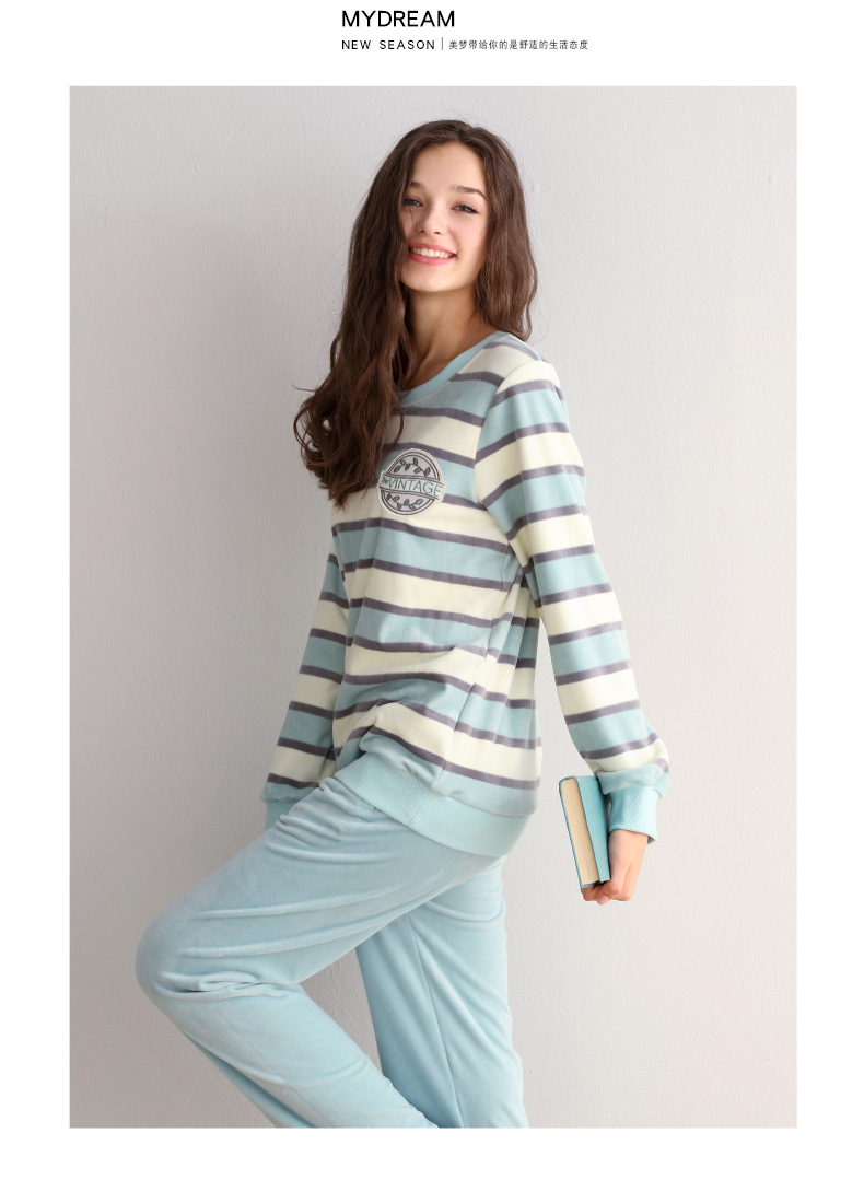 Pyjama mixte SWEET REVE  BEAUX REVES en Polyester Polyester  à manches longues - Ref 3005537 Image 17