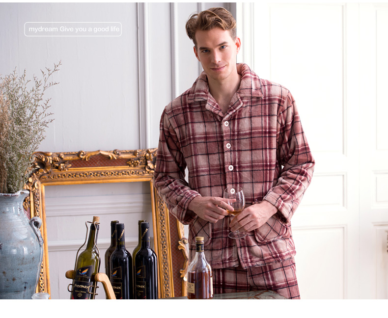 Pyjama pour homme SWEET REVE  BEAUX REVES en Polyester Polyester  à manches longues - Ref 3002666 Image 10