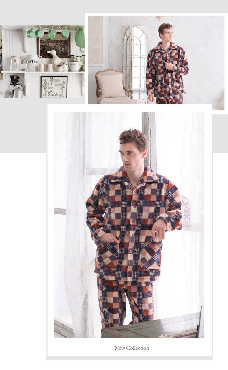 Pyjama pour homme SWEET REVE  BEAUX REVES en Polyester Polyester  à manches longues - Ref 3002689 Image 11