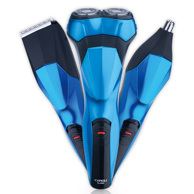 Versatile hairdresser electric shave knife nose hair machine rechargeable bearded knife three-in-one man shave knife haircut