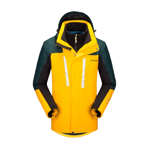 Куртка, съемный утепленный альпинистский зимний комплект, «три в одном»