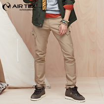 British Art Outdoor Casual Pants Men Winter New Hiking Pants Softshell Pants Windproof Mountaineering Pants Warm Sports Pants