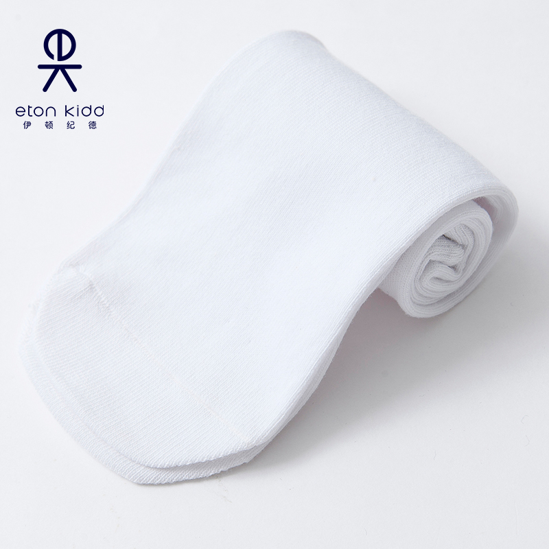 Eaton Gide primary and secondary school students boys and girls pure cotton socks four seasons dark blue white short socks 42cm without heel