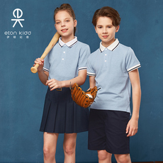 детская форма 伊顿纪德夏装学院小学生校服幼儿园服运动短袖套装班级服团购 Etonkidd