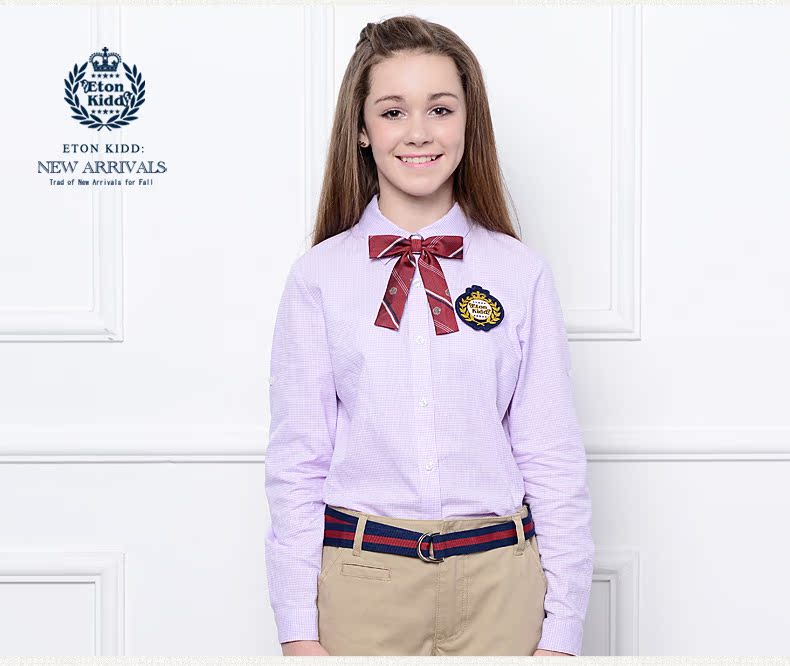 Chemise fille ETONKIDD à manche longue - Ref 2084506 Image 16