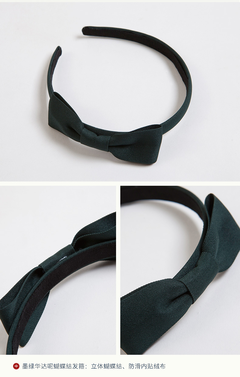 Eaton Gide Cao Đẳng Cô Gái Bow Headband Khác Đỏ Đen Kích Thước Mã Màu Xanh Đậm Lâu Đài Xám 18A069 quần áo bé gái