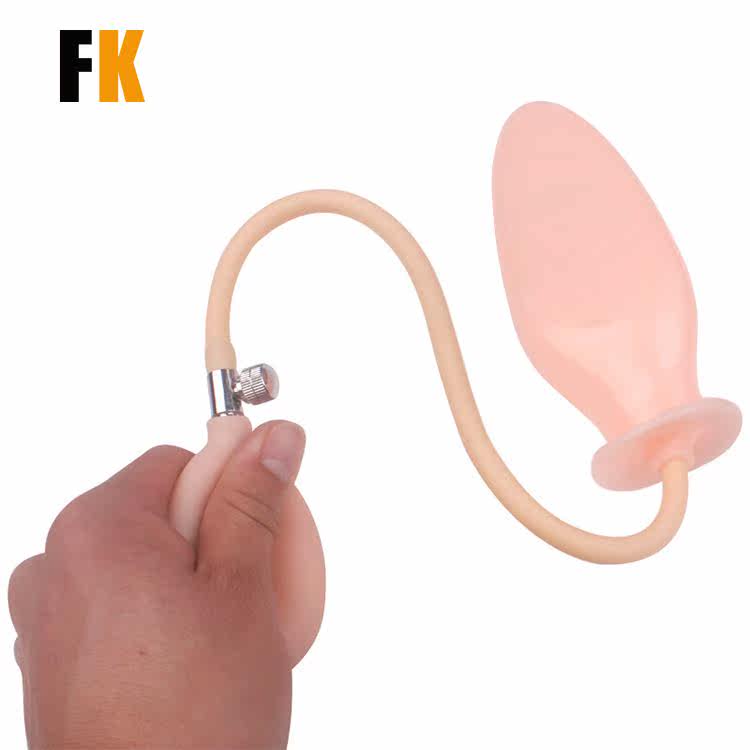 New Silicone Inflate Anal Plug Fluffy Rear Vestibule Conditioning Expands Anal expander men and women with extra-large vaginal enrichment