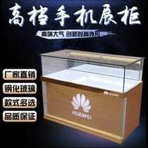 New vivo phone counter glass exhibition cabinet oppo corner custom Huawei against wall front door mobile phone display case